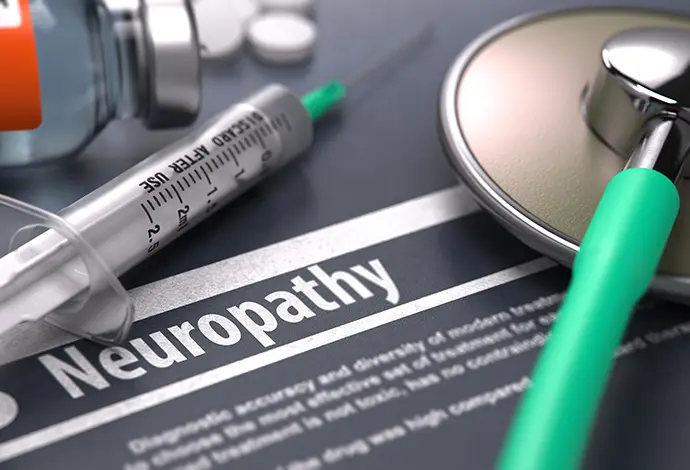 close up of medical equipment for treating neuropathy