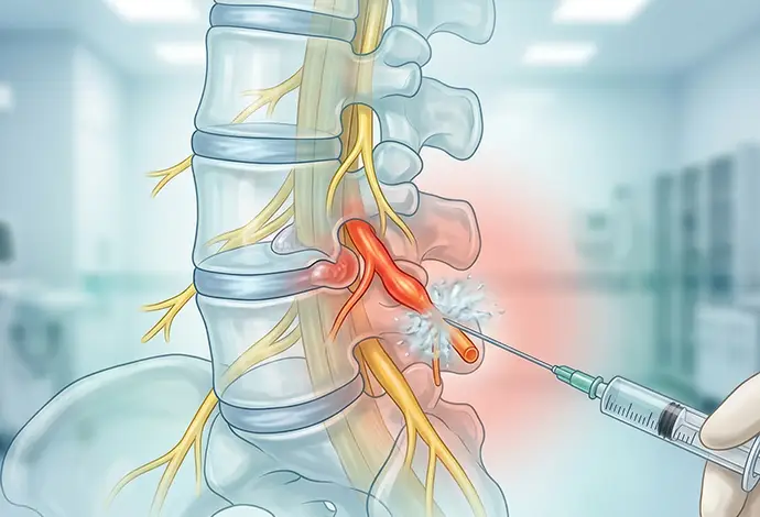 spinal nerve injection for sciatica treatment